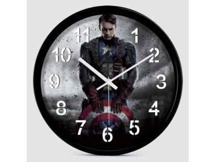 Nástěnné hodiny Marvel Avengers Captain America