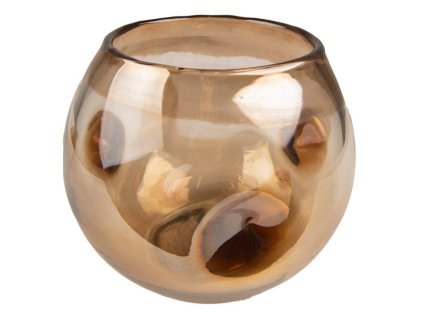 Sklenička na čajovou svíčku BROWN