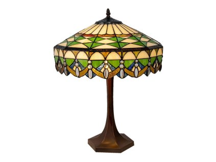 Stolní lampa Tiffany TRIANGLE Clayre & Eef 5LL-6086
