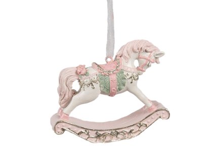 Dekorativní figurka houpacího koníka Clayre & Eef 6PR4224