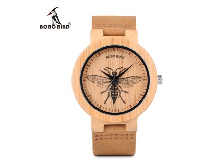 Uni dřevěné hodinky BOBO BIRD Bamboo DragonFly
