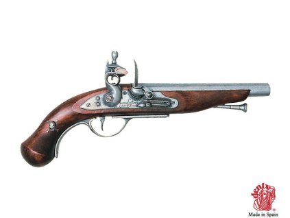 Pirátská franc. pistole, 18.stol.