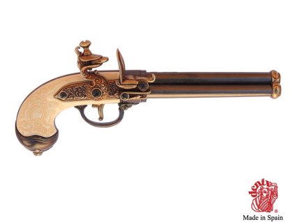 Pistole trojhlavňová, Italie 1680