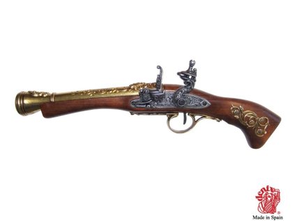 Křesadlová mušketa 18.století pro leváky