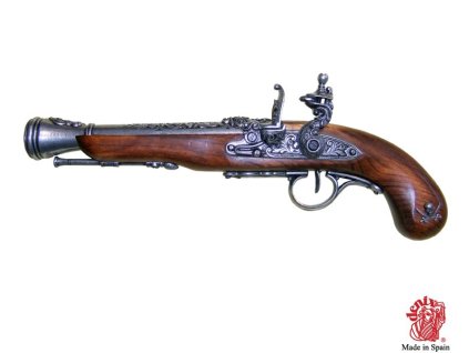 Pirátská pistole 18.století pro leváky