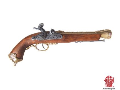 Italská pistole 18. století.