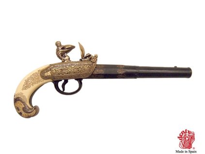 Křesadlová pistole, Rusko 18. stol. - Tula
