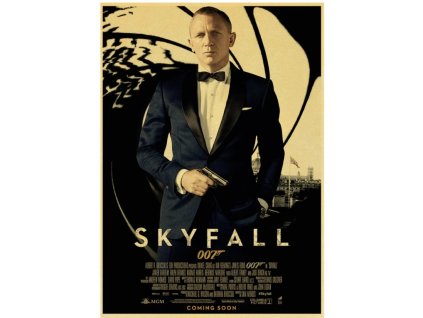 Plakát James Bond Agent 007, Daniel Craig, Skyfall č.075, 29.7 x 42 cm
