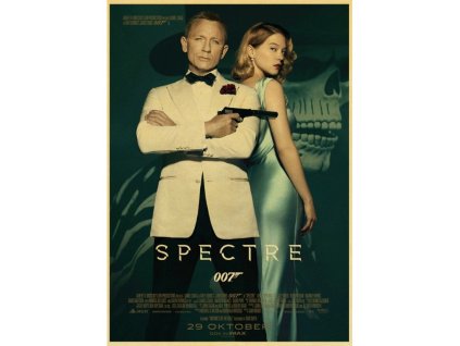 Plakát James Bond Agent 007, Daniel Craig, Spectre č.076, 42 x 30 cm