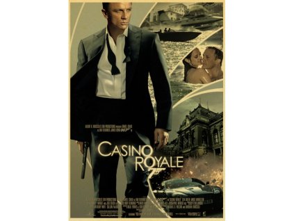 Plakát James Bond 007 Casino Royale