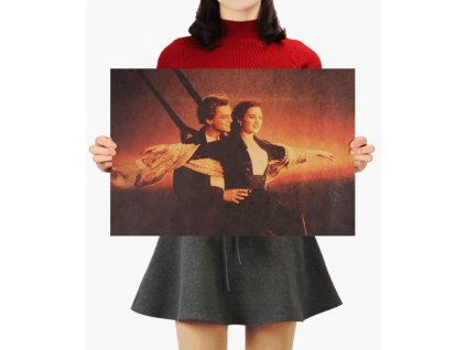 Plakát Titanic, Leonardo DiCaprio a Kate Winslet č.183, 51.5 x 36 cm