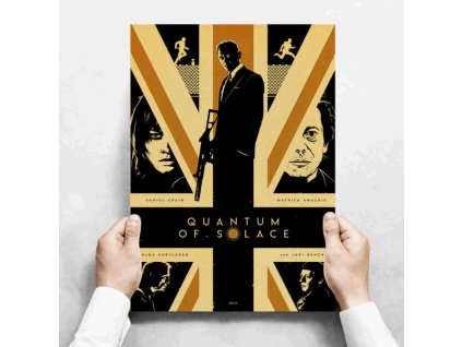 Plakát James Bond Agent 007, Daniel Craig, Quantum of Solace č.168, 29.7 x 42 cm
