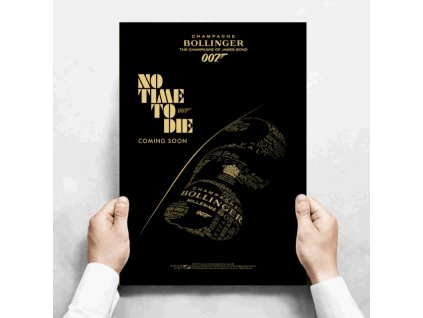 Plakát James Bond Agent 007, Daniel Craig, No Time to Die č.174, 29.7 x 42 cm