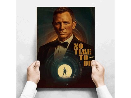 Plakát James Bond Agent 007, Daniel Craig, No Time to Die č.175, 29.7 x 42 cm