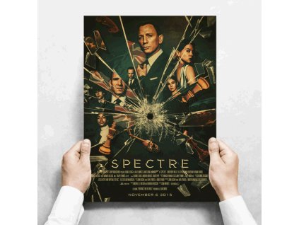Plakát James Bond Agent 007, Daniel Craig, Spectre č.179, 29.7 x 42 cm