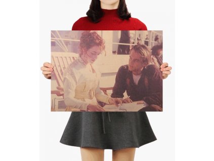 Plakát Titanic, Leonardo DiCaprio a Kate Winslet č.184, 51.5 x 36 cm