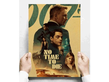 Plakát James Bond Agent 007, Daniel Craig, No Time to Die č.206, 29.7 x 42 cm