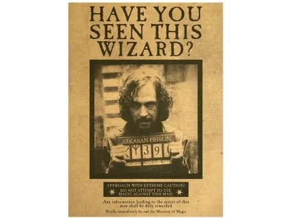 Plakát Harry Potter, Sirius Black č.398, A3