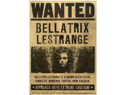 Plakát Harry Potter, Bellatrix Lestrange č.407, A3