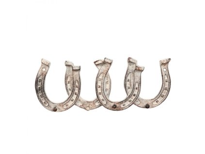 Nástěnný věšák -Podkovy