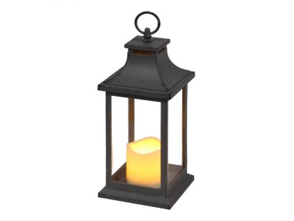 Lucerna s LED svíčkou