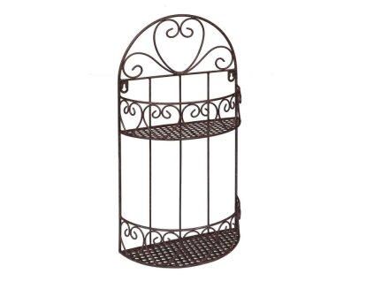 Kovová nástěnná polička Amore