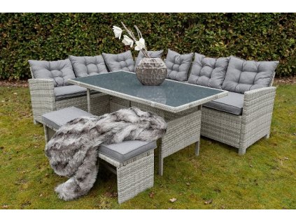 Zahradní sedací souprava Isabele pro 7 osob