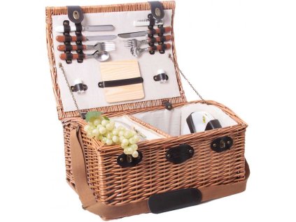 Les Jardins de la Comtesse piknikový koš pro 4 osoby model Gisors