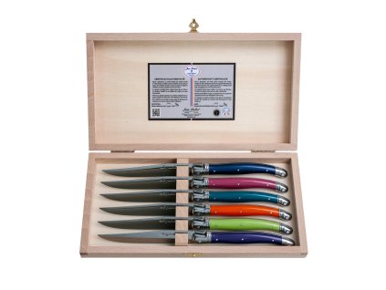 Steakové nože 6ti dílná sada Exclusive, Laguiole Jean Dubost