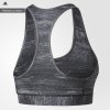 Adidas AJ2189 Techfit Heather-Print sportovní podprsenka