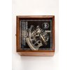 Mosazný sextant Victorian v dřevěném boxu