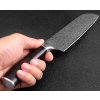 Kuchyňský Santoku nůž 7" XITUO SAGA ocel 7CR17 440C