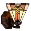 Nástěnná lampa Tiffany ART DECO Clayre & Eef 5LL-6100