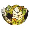 Nástěnná lampa Tiffany FLOWERS Clayre & Eef 5LL-6149