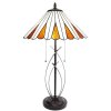 Stolní lampa Tiffany RUSTIC FIORI Clayre & Eef 5LL-6280