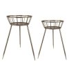 Sada dvou kovových stolků na rostliny Clayre & Eef 6Y4973