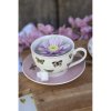 Porcelánový šálek s podšálkem BUTTERFLY PARADISE Clayre & Eef BPDKS