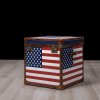 Stolek / kufr / truhla U.S. Flag