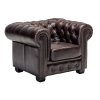 Kožené křeslo Chesterfield Edinburgh
