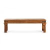 Lavice z růžového Palisandru Nimue 180x45 cm