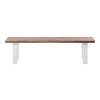 Lavice z Palisandru Keens white 190x40 cm