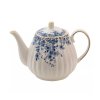 Porcelánová konvička na čaj Blue Flowers