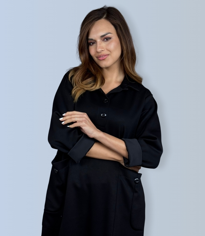 Jak kombinovat a vrstvit oversize šaty