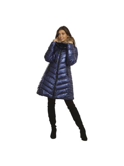 Dámská bunda Basic (Barva Modrá, Velikost XXL)