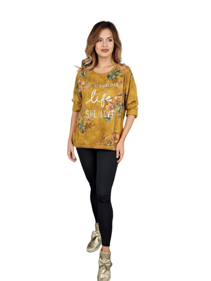 Tričko Orient (Barva Vínová, Velikost UNI)