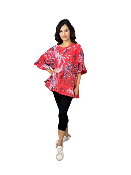 Dámská halenka Abril (Barva Mint, Velikost UNI)