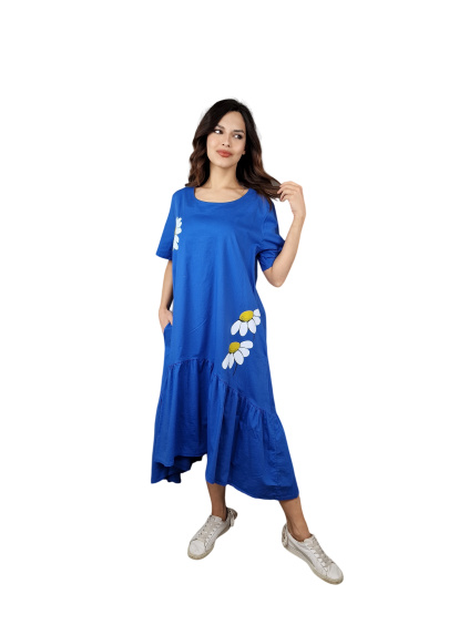 Šaty Quin (Barva Kobaltová, Velikost UNI)