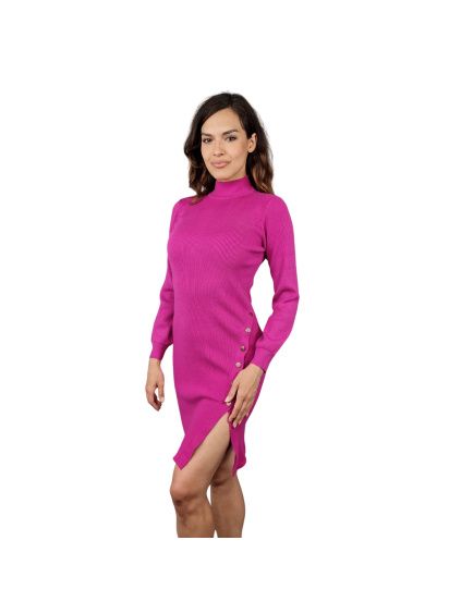 Pletené šaty Eldrin – barva fuchsia