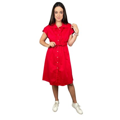 damske kosilove saty luma cervena 1