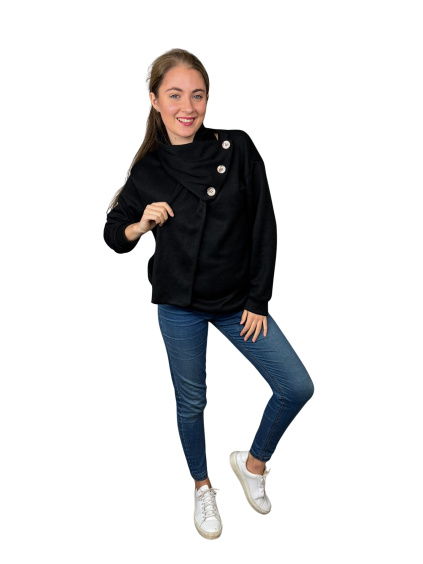 damska mikina kora cerna 1